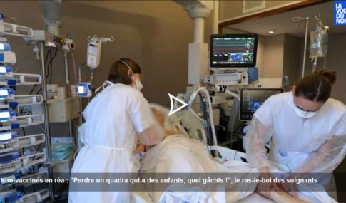 illustration Un reportage de la Voix du Nord pour expliquer le travail des équipes face au COVID