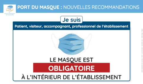 illustration Port du masque obligatoire à partir du 18 décembre 2023